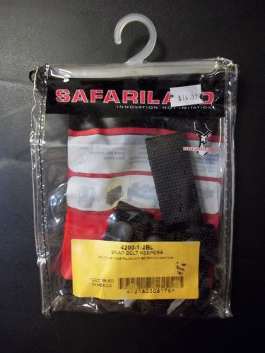 SAFARILAND 2.25&#034; SNAP BELT KEEPERS 4200-1-2BL NEW IN PACKAGE NWT