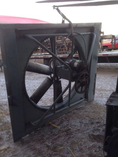 Industrial 72&#034;x72&#034; exhaust fan 5hp baldor motor 3 phase for sale