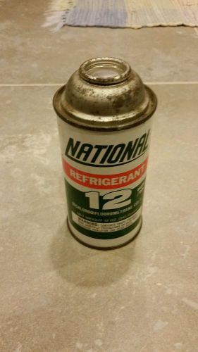 One (1) 12 ounce can R12 R-12 National brand refrigerant NOS.