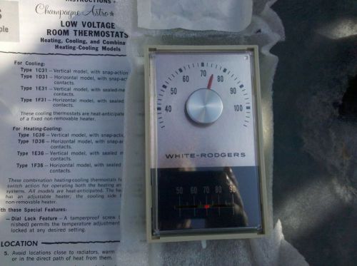WHITE-RODGERS Low Voltage Thermostat  1E30-910  New old stock