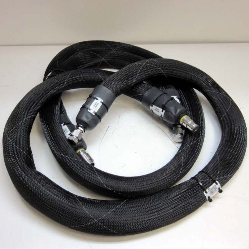 2 new 6&#039;&#039; swagelok supply/return hoses +1/2&#034; ss fittings for sale