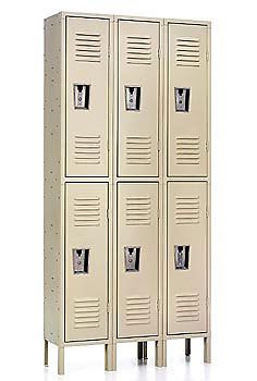 Double stack steel school lockers for sale