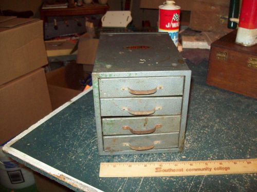 Vintage Metal Dunlap Small Parts or Hardware Cabinet, Industrial, Mechanics