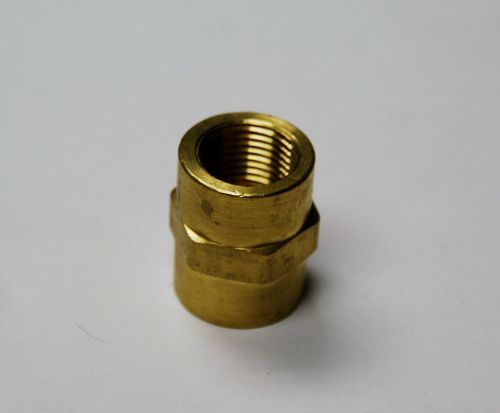 Brass Fittings Brass Coupling Female Pipe Size 3/8 Quantity of 5