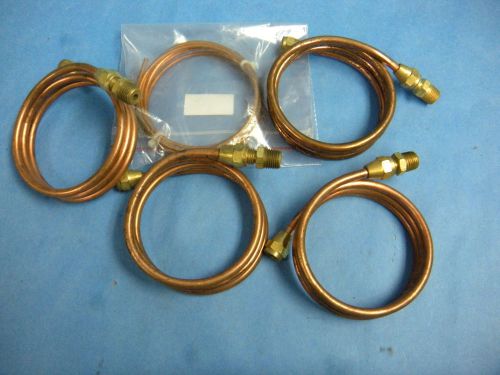 Hoke 1/8&#034; 1/4&#034; NPT Copper Coil Pipe Fittings Lot of 5