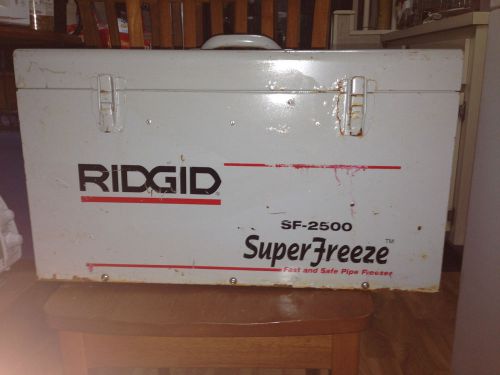 RIDGID SuperFreeze SF-2500 Pipe Freezer 115 V SUPER FREEZE
