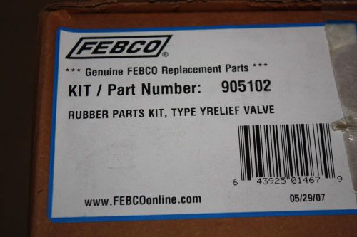 FEBCO 905102 ( Rubber Parts Kit ) Relief Valve