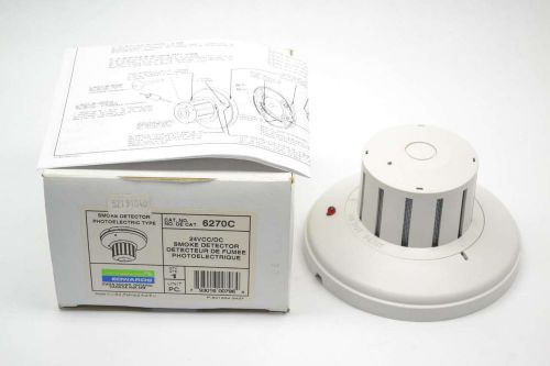 EDWARDS 6270C PHOTOELECTRIC SMOKE DETECTOR 24V-DC SAFETY AND SECURITY B412505