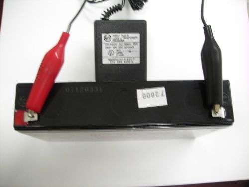 6v7A battery-sealed Lead-Acid + Free Charger for UPS/Cameras/Fire Security alarm