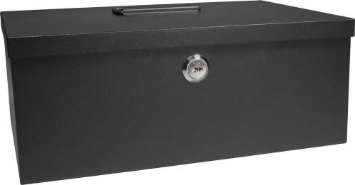 12-Inch Cash Box and 6 Compartment Tray with Key Lock [ID 2289035]