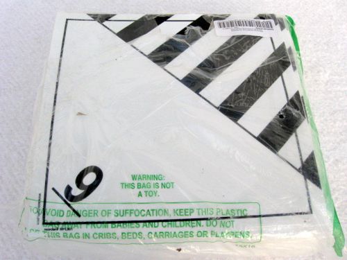 Accuform signs plastic hazard class 9 miscellaneous dangerous goods 50 pack for sale