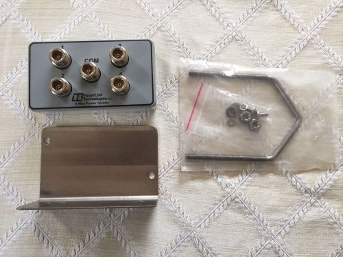 Lot of hyperlink technologies splitters, amps, connectors, and surge protectors for sale