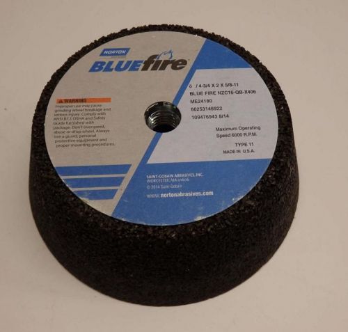 Lot of 5 norton tool &amp; cutter grinding wheel 6in. x 2in. 66253146922 for sale