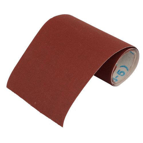 1m length dark brown nylon abrasive 320 grit sanding belt sandpaper sand sheet for sale