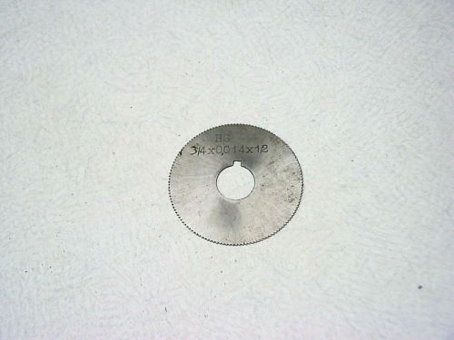 Plain Straight Tooth Milling Cutter 1-3/4 X .014 X 1/2 HSS
