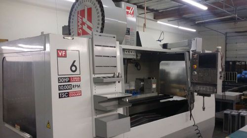 2008 haas vf6 4th axis milling center for sale