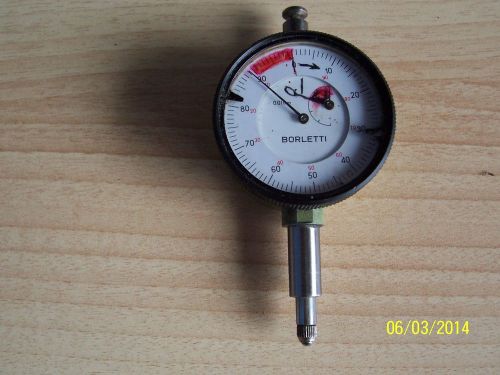Borletti dial indicator, 5mm x .01mm used condition