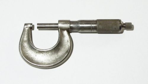 Outside Micrometer 0-1&#034; .001&#034; made by L.E. Knott Apparatus Co.
