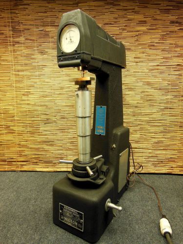 Wilson 4yr motorized rockwell hardness tester b scale c scale dial indicator for sale