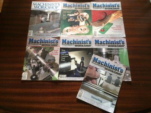 The Machinist;s Workshop Magazine all 6 issues 2007 +Bonus 2006 Metalworking