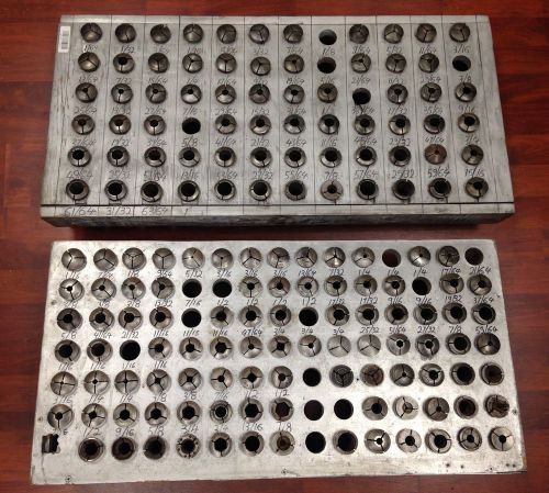 LOT of 159 5C HARDINGE GRAND NEAL SKOKIE  COLLET SQUARE HEX ROUND &amp; OTHER SIZES