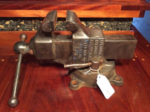 Antique Reed Mfg. Swivel Bench Vise No. 203 1/2 Cleaned Up #8244