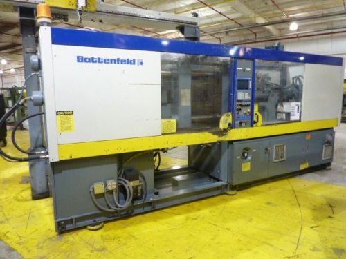 1993 battenfeld injection molding machine bk-t 1800/630-9, robot included #43037 for sale