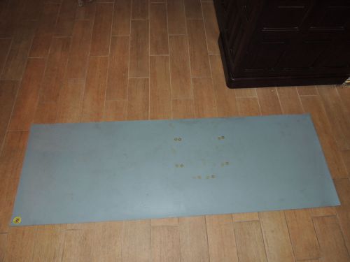 Thick 2-layer esd blue anti static rubber mat 24&#034; x 72&#034; .04mm (3/16&#034;) ex. cond. for sale