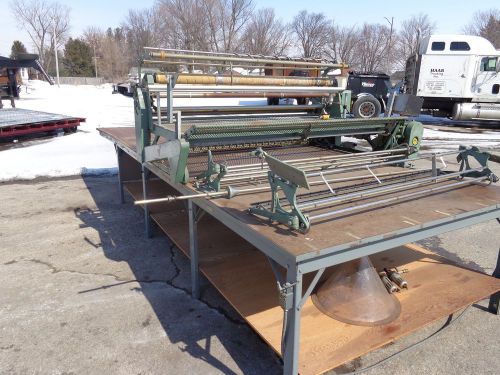 Cutting room appliance fabric spreader table 34&#034; tall x 73&#034; wide x 32ft. long for sale