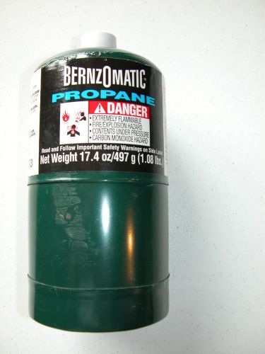 BERNZOMATIC &#034;DISPOSABLE&#034; PROPANE FUEL CYLINDER - 17.4 OZ/497 G (1.08 LBS.) - NEW