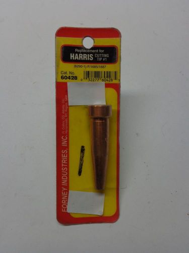 Forney 60428 cutting tip, medium duty, harris style oxygen acetylene, size 1 new for sale
