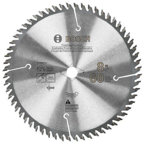 Bosch pro860fin 8-in 60t finishing precision series saw blade for sale