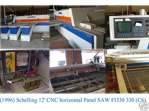 Cut-to-size panel saw schelling 12&#039; fi330, yr 1995, cnc for sale