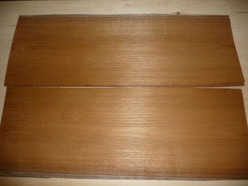 Flat cut Teak  wood veneer 7&#034;x23&#034;