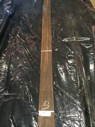 Wood Veneer True Macassar Ebony 4x66 24pcs total Sequenced &#034;ENDANGERED&#034; 5