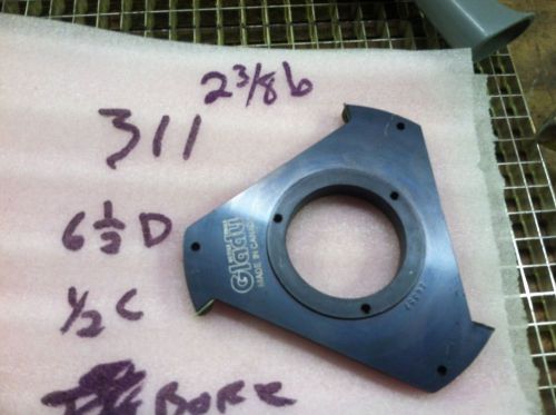 2-3/8 b 1/2 cut 6.5 dia 311 Shaper cutter straight dado rabbet Carbide insert