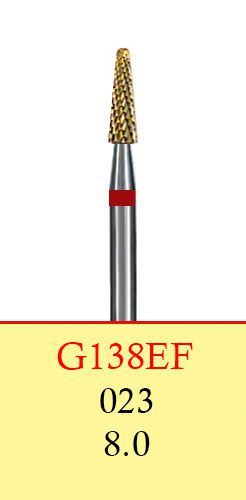 Dental Lab Carbide Cutters-HP Shank (44.5 mm)-G138EF/023(8321)-Cross Cut(2 Burs)