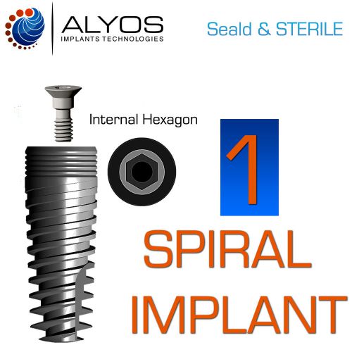 1 Dental Implant Spiral Implant Sterile Sealed Implants internal hex Dentist