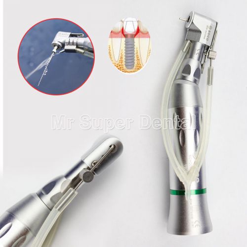 Dental 16:1 Reduction Low Speed Latch Head Handpiece Contra Angle For Implant