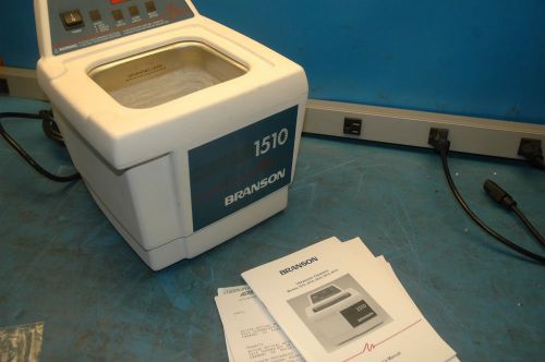 Branson Bransonic ultrasonic cleaner 1510 1510R-DTH  2 qt 120v manual water bath