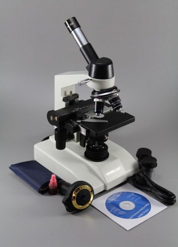 1500X Doctor Monocular Vet Student LED Digital Microscope with 3.2MP CMOS Camera