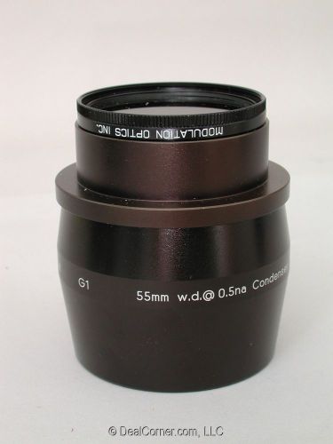 Modulation Optics G1 Microscope Condenser, 55mm 0.5 na