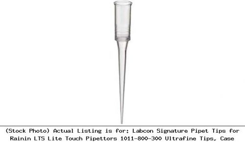 Labcon signature pipet tips for rainin lts lite touch pipettors 1011-800-300 for sale