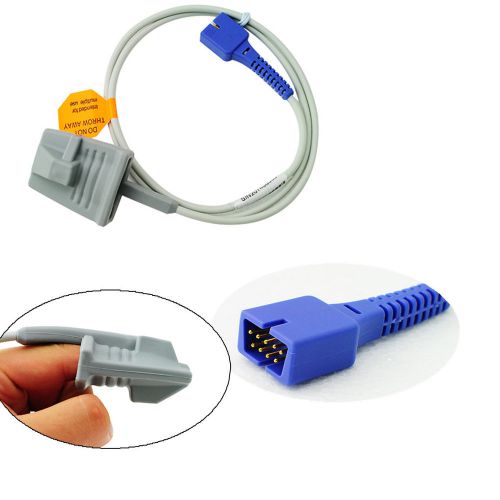 Spo2 sensor soft-tip for nellcor oximeter ds100a adult fingertip prob clip cable for sale