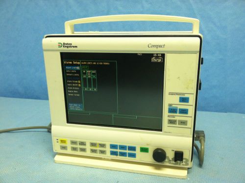 Datex ohmeda engstrom compact as/3 anesthesia patient monitor for sale