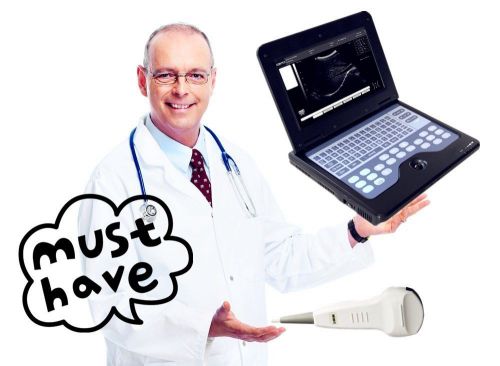 Promotion new portable laptop machine ultrasound scanner 3.5 convex, 2y warranty for sale