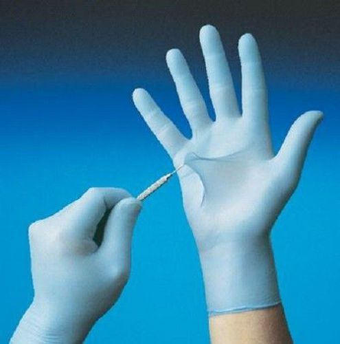 Showa best glove x-large blue 9.5&#034; n-dex medical exam 4 mil medical grade for sale