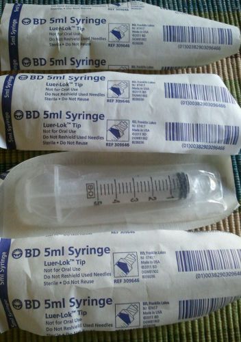 BD 5ml Syringe set of 4