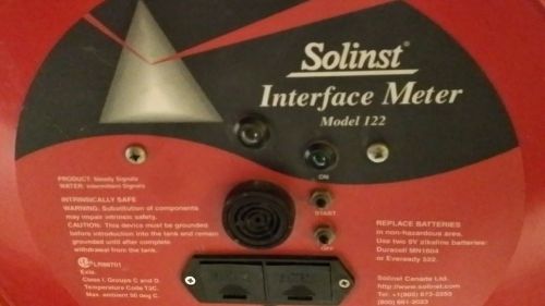 Solinst Model 122 500ft Interface Meter With P8 Probe,