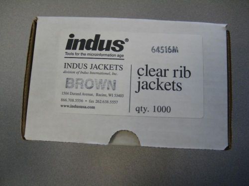 Microseal Indus Microfilm Jackets 5 Channel 16mm Metric Brown Stripe CR-64516M